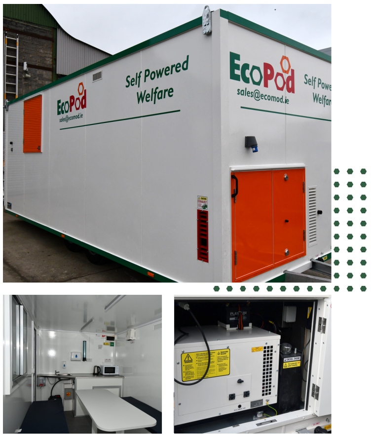 EcoSecure Anti-Vandal Portable Building Self Powered - EcoMod Modular Buildings