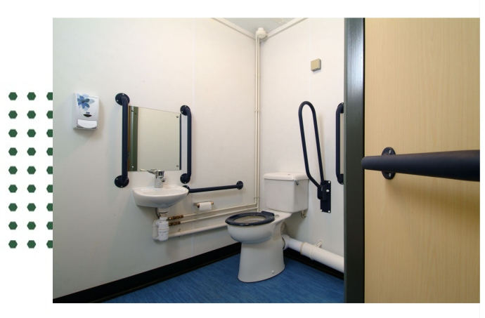 Accessible Portable Toilets Ireland Interior - EcoMod Modular Buildings